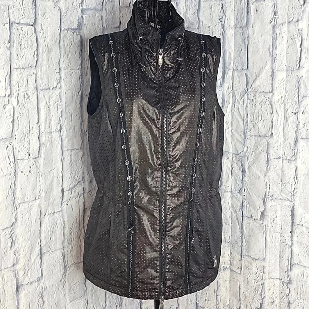 SPANNER‎ SPORTS Black and Pink Vest Small
